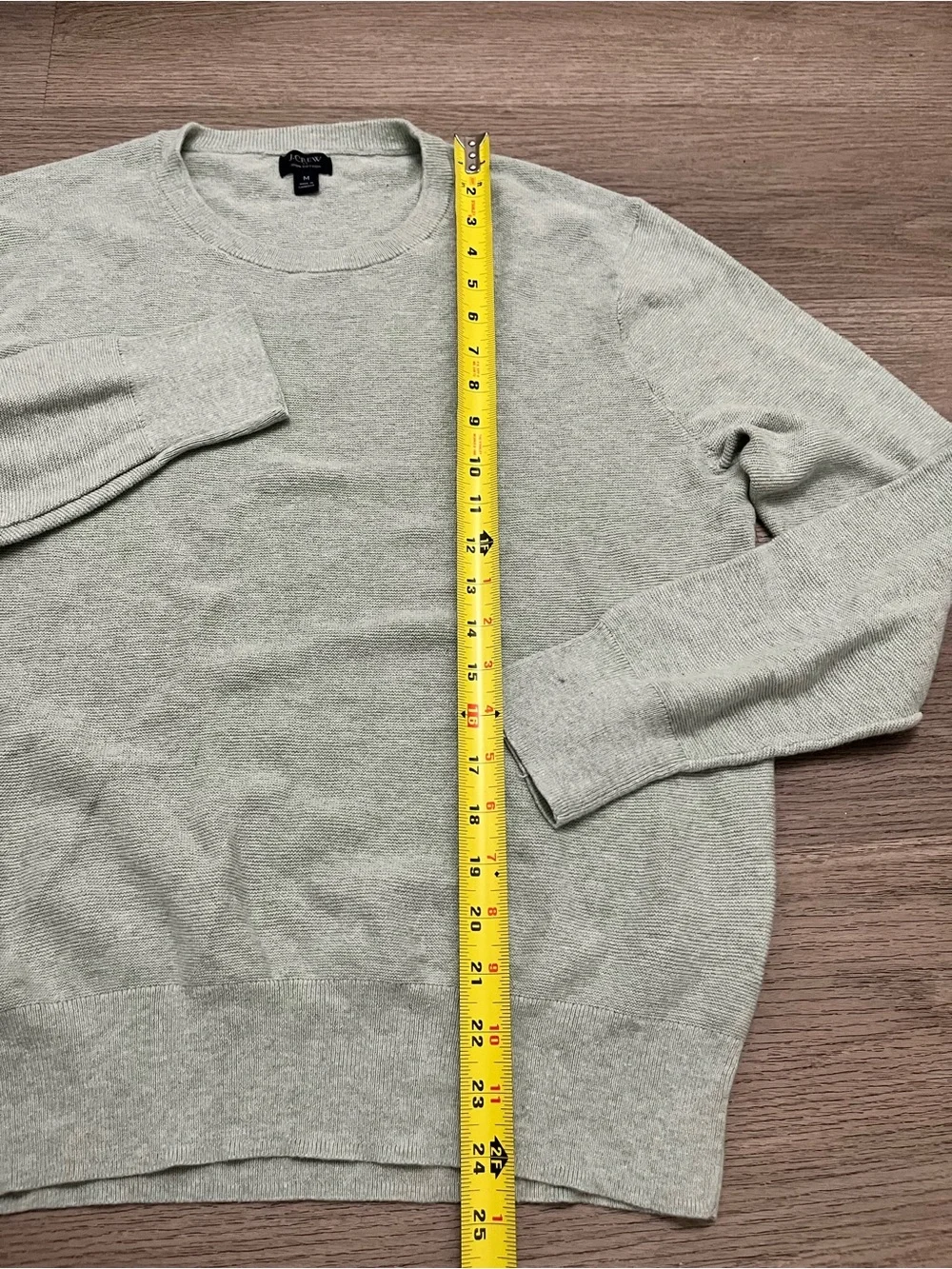 J. Crew Men's Crewneck Sweater in Sage Green